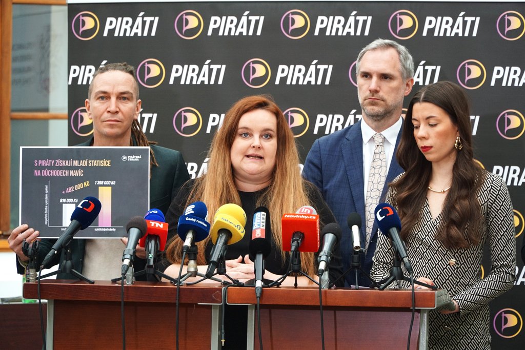 hanka ančincová piráti penzijní fondy